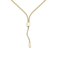 morellato 18k gold plated onda neckl ss yg 40+5cm