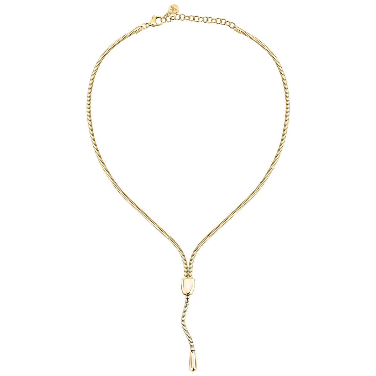 morellato 18k gold plated onda neckl ss yg 40+5cm
