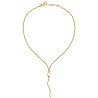 morellato 18k gold plated onda neckl ss yg 40+5cm
