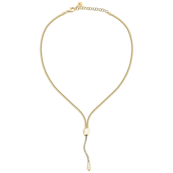 morellato 18k gold plated onda neckl ss yg 40+5cm