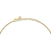 morellato 18k gold plated battito neckl ss yg heart crystal 40+5cm