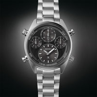 seiko prospex speedtimer �black on black� one hundredth of a second  solar chronograph