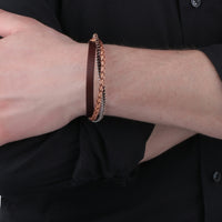 sector basic bracelet 3 gold pvd