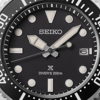 seiko prospex solar divers black bezel and dial