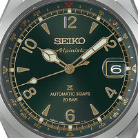 seiko prospex alpinist in classic pine green