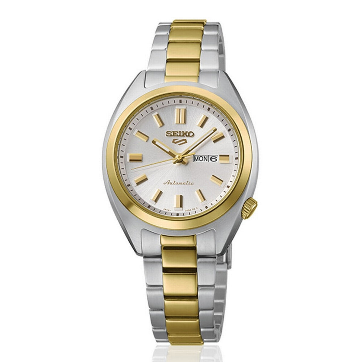 seiko 5 sports hebitama snxs in mixed metal