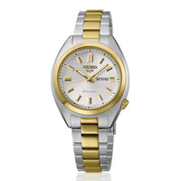 seiko 5 sports hebitama snxs in mixed metal