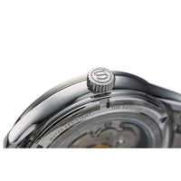 seiko presage zen garden 41mm cream dial  automatic stainless steel bracelet watch