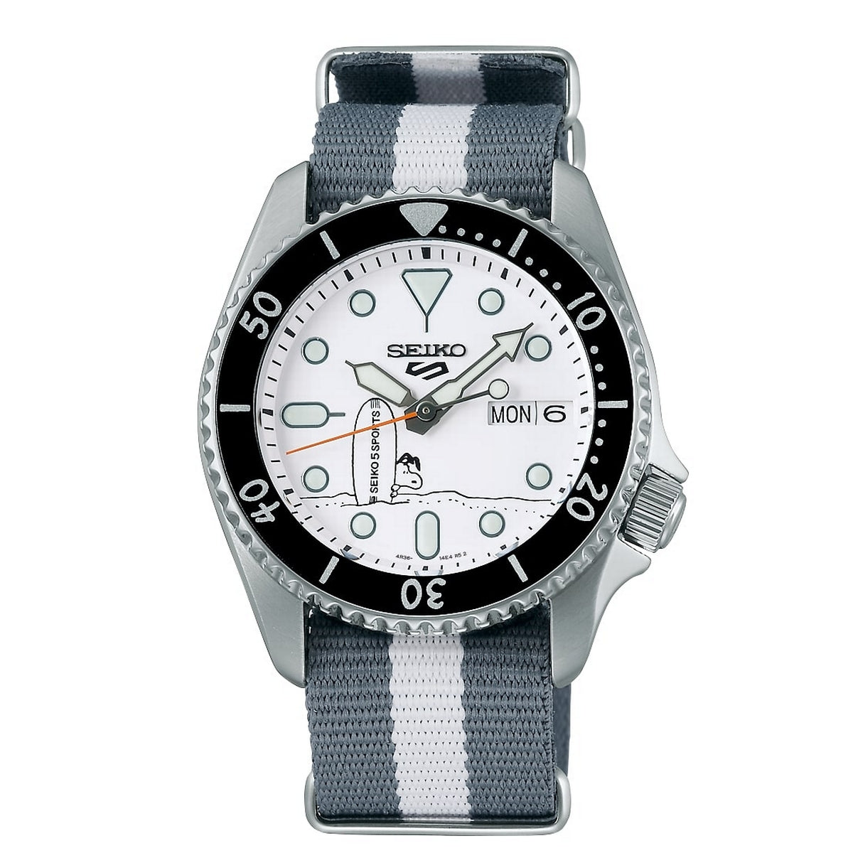 seiko 5 sports x peanuts 'surfboard' 8,900 piece limited edition