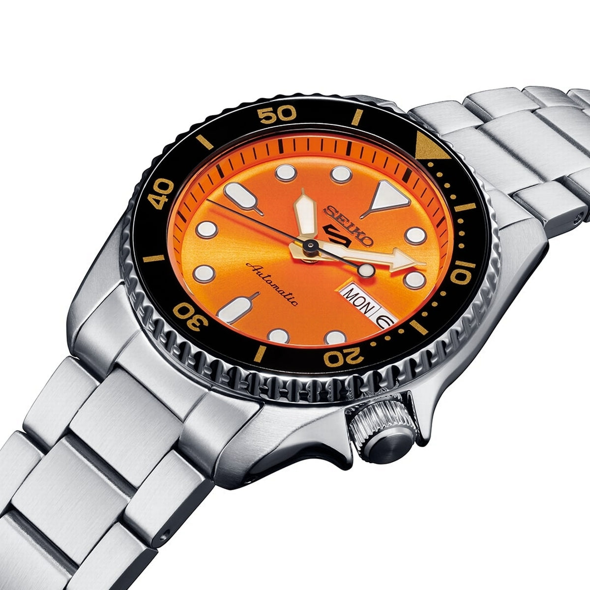 seiko 5 sports skx �midi� orange