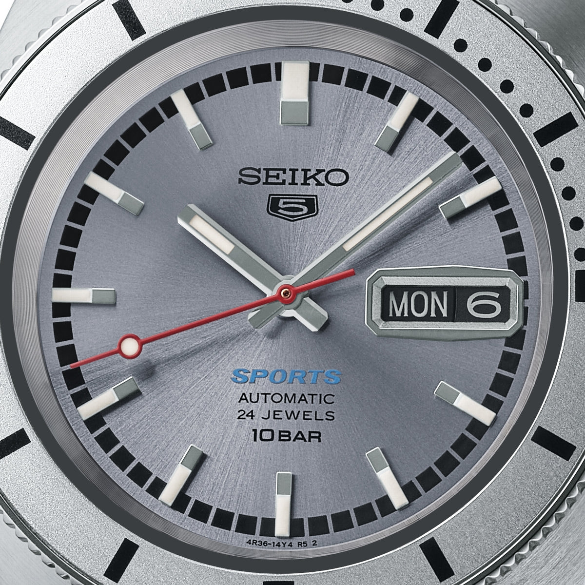 seiko 5 sports 'ash blue' 1968 recreation limited edition