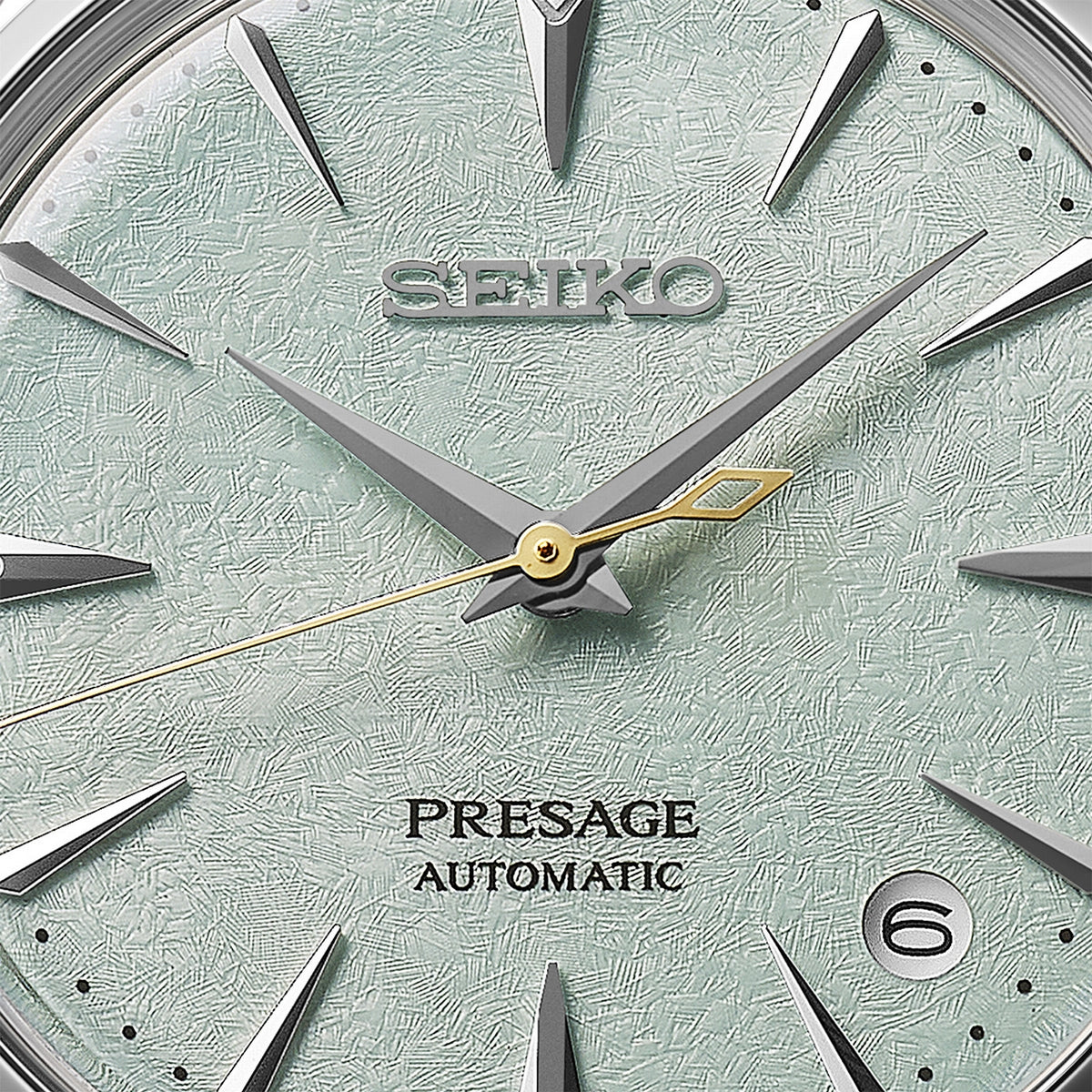 seiko presage 'frozen mojito' diamond cocktail time 34mm
