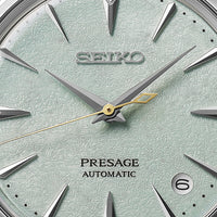 seiko presage 'frozen mojito' diamond cocktail time 34mm