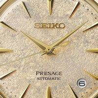 seiko presage 'frozen daiquiri' diamond cocktail time 34mm two tone bracelet watch