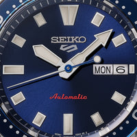 seiko 5 sports skx redux in koniro blue dial bracelet watch