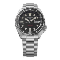 seiko 5 sports skx redux in kuro black dial bracelet watch