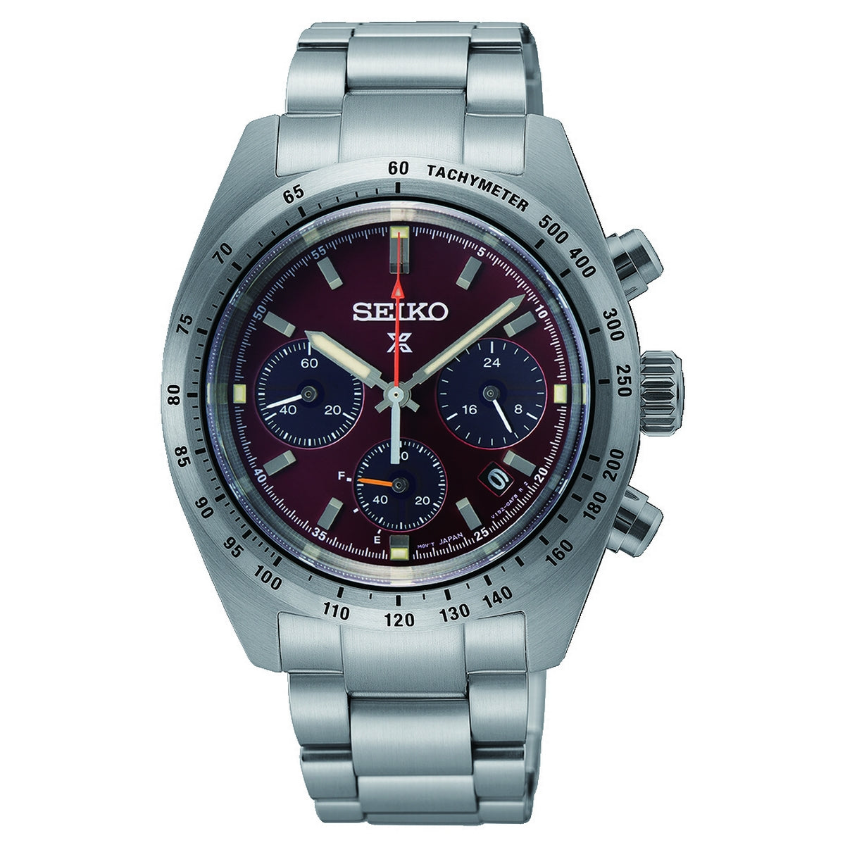seiko red dial european exclusive speedtimer