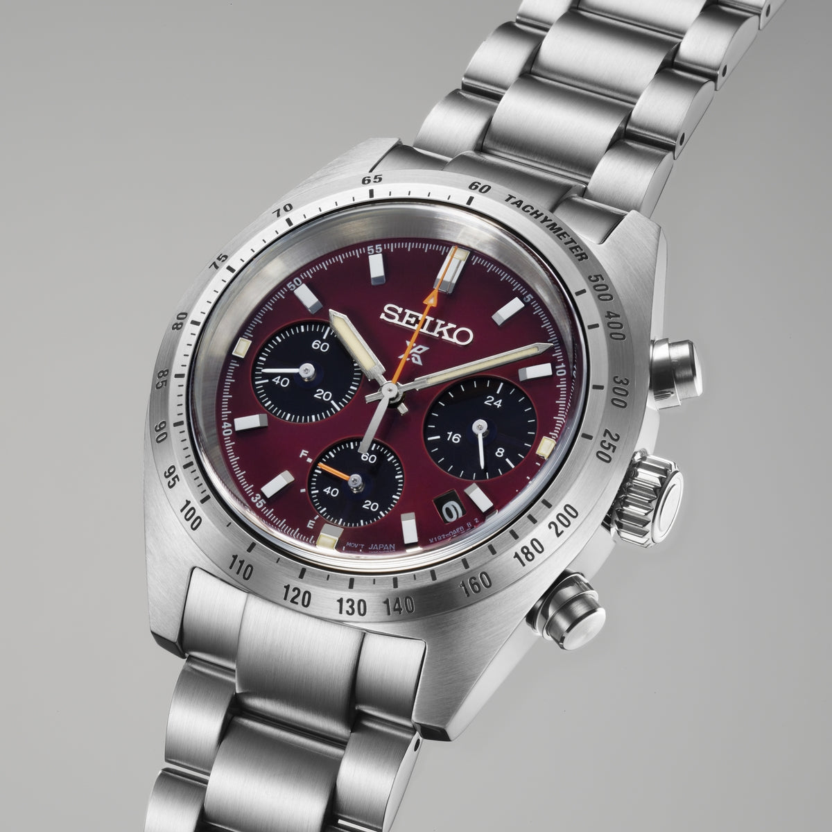 seiko red dial european exclusive speedtimer