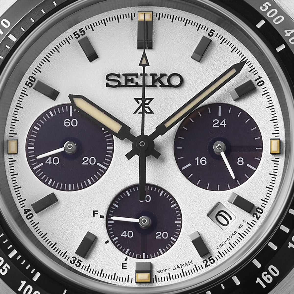seiko prospex panda solar speedtimer 39mm bracelet watch