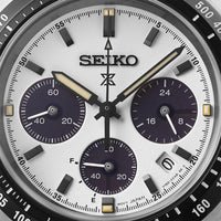seiko prospex panda solar speedtimer 39mm bracelet watch