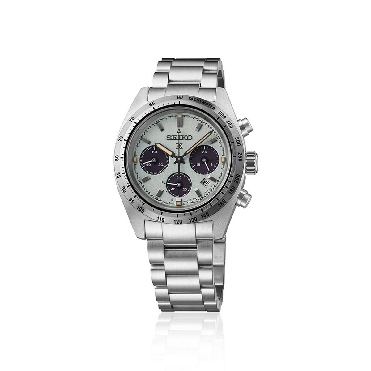 seiko prospex mint solar speedtimer 39mm bracelet watch