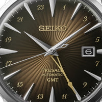 seiko presage cocktail time rusty nail gmt gradation dial