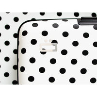 ogon stockholm carbon aluminium credit card holder dot print