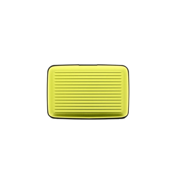 ogon stockholm lime aluminium credit card holder