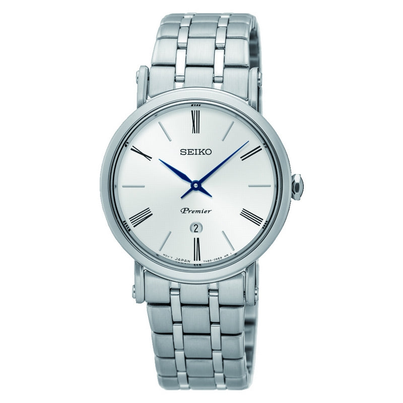 seiko premier ladies stainless steel bracelet watch