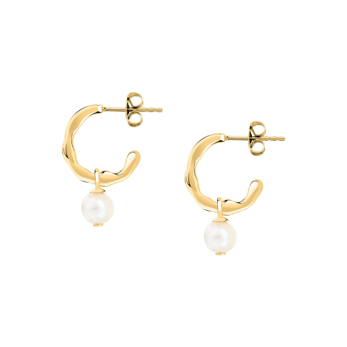 morellato silver perla earring silv925 yg pearl 6-6.5mm