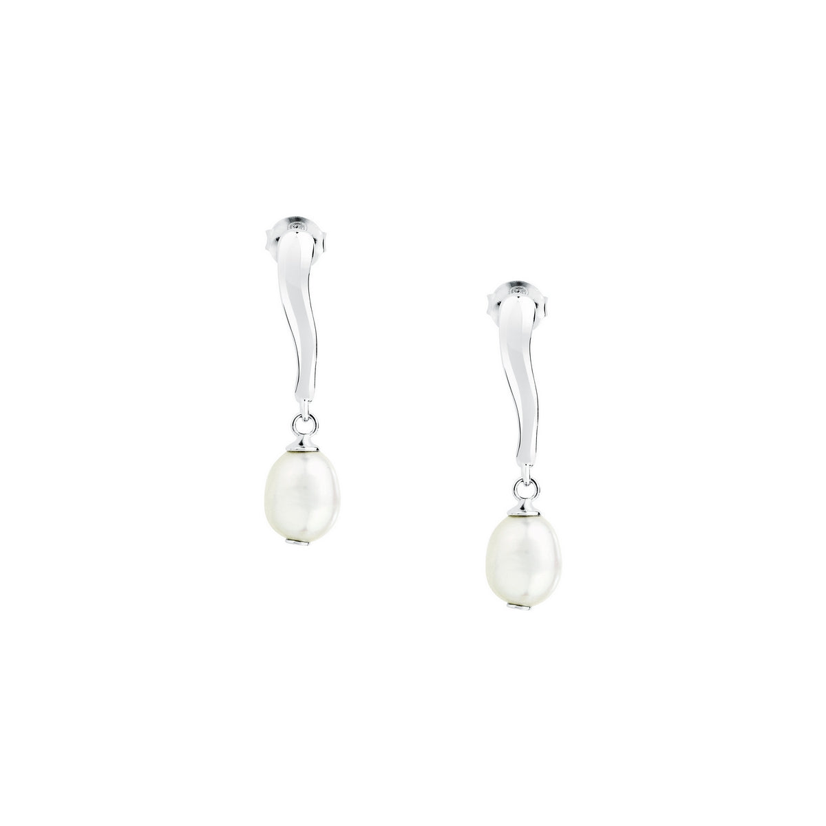 morellato silver perla earring silv925 yg pearl 6-6.5mm