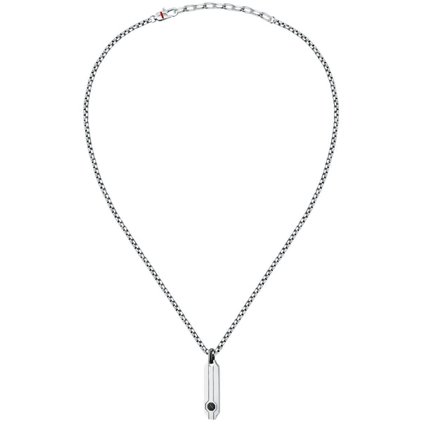 sector basic necklace pendant steel black 45+5cm