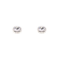 ted baker-crystal stud earring silver