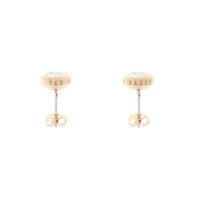 ted baker-crystal stud earring gold