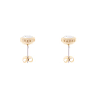 ted baker-crystal stud earring gold