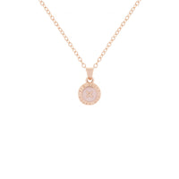 ted baker-mini button pink pendant necklace