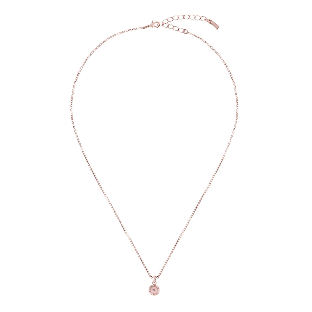 ted baker-mini button pink pendant necklace