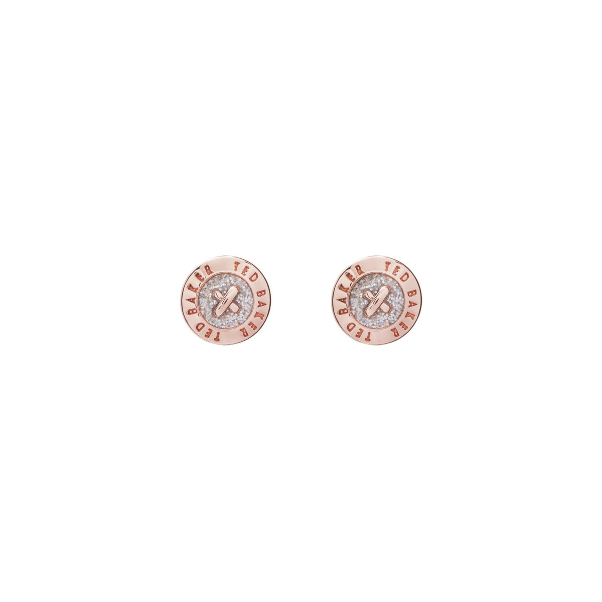 ted baker-mini button sparkle earring