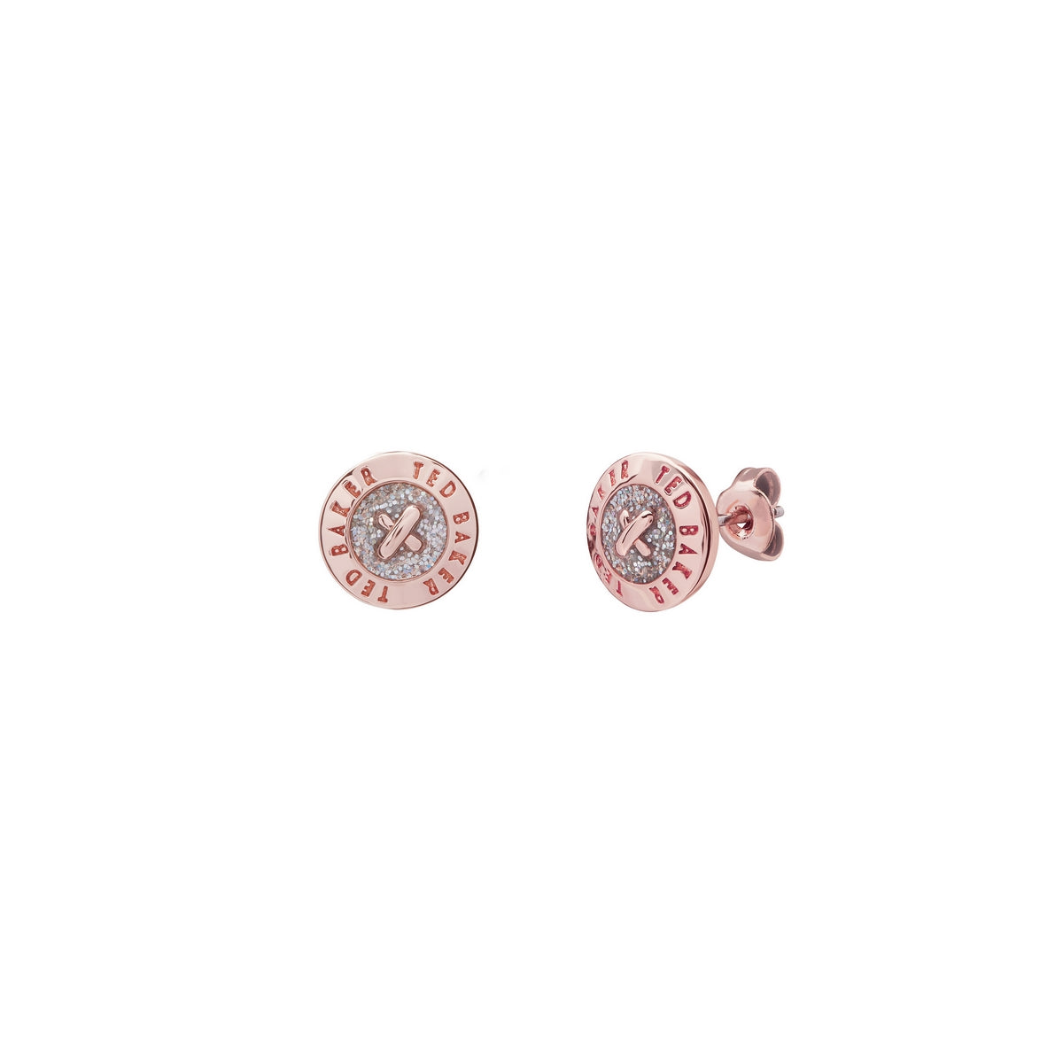 ted baker-mini button sparkle earring