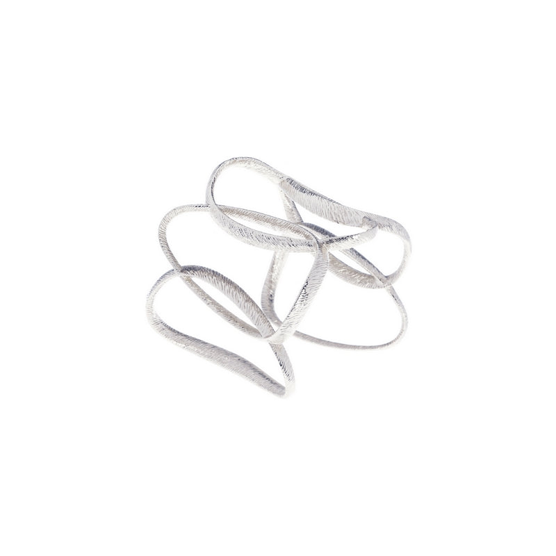 ted baker-tamii textured hoop cuff