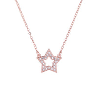 shakera: enchanted star pendant rose gold