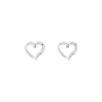 ted baker-: layered heart stud earring