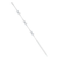 sorell: solitaire bow bracelet silver