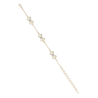 sorell: solitaire bow bracelet gold