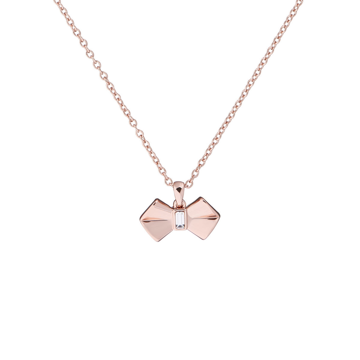ted baker-: solitaire bow pendant