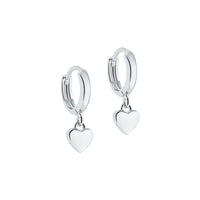 ted baker-tiny heart charms - huggie earrings