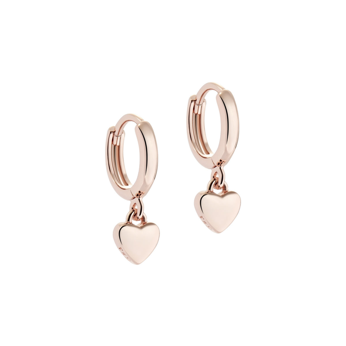 ted baker-tiny heart charms - huggie earrings