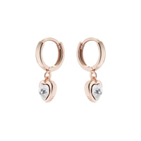 ted baker-crystal heart rose gold ear charms