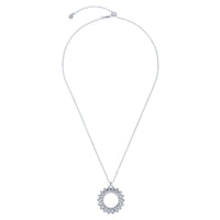ted baker-crystal aurora pendant silver