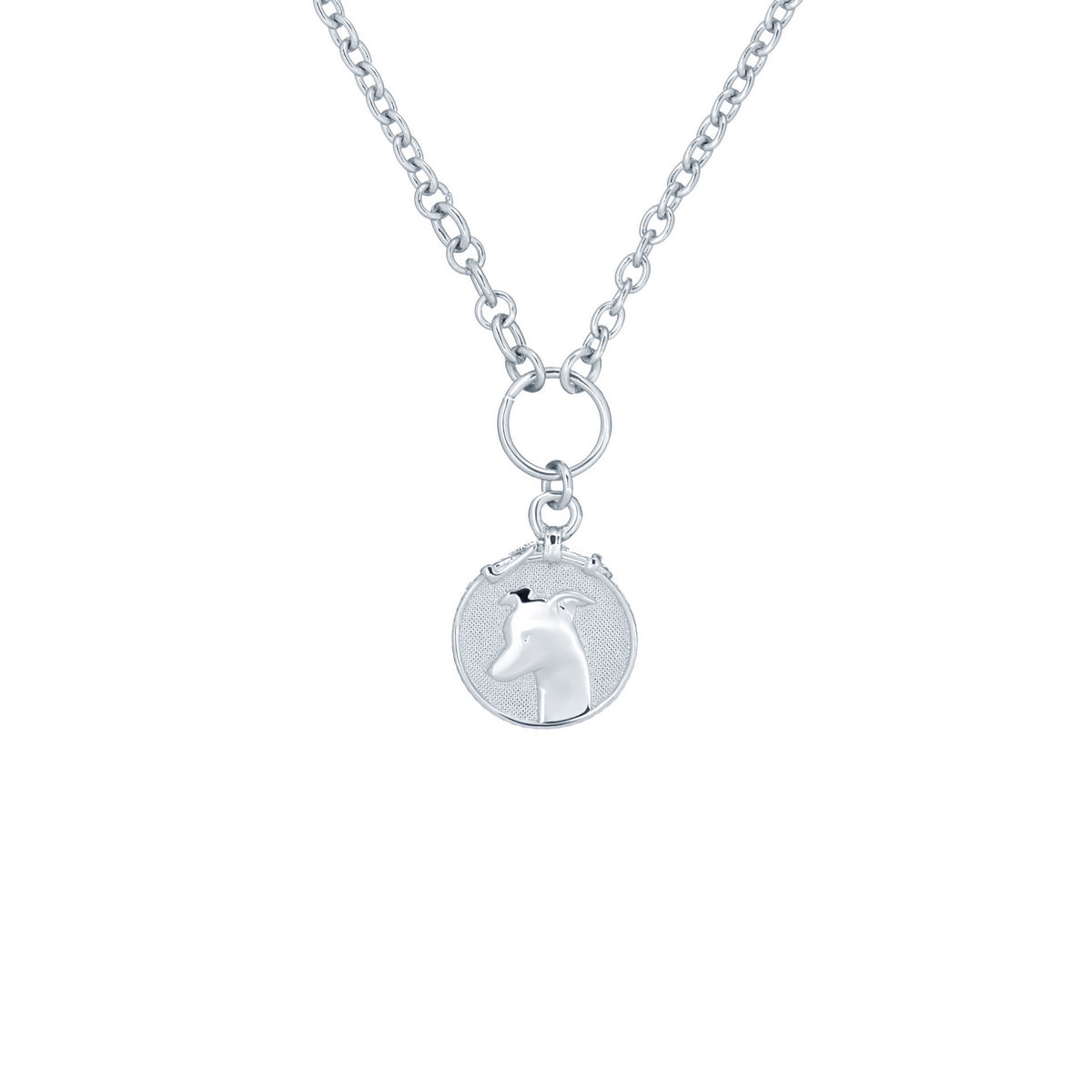 ted baker:: whippet small tag pendant silver